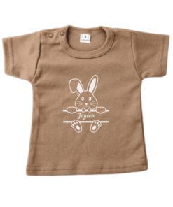 Pasen T-shirt | Jongen of Meisje Paashaas met naam